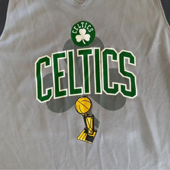 Majestic Men Boston Celtics Ray Allen 2010 NBA finals Jersey Sz Large Made In US - Picture 3 of 8